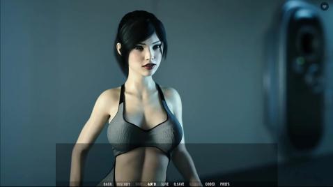 Хентай мастурбация грудастой брюнетки