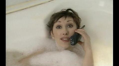 Елена Воробей в ванной